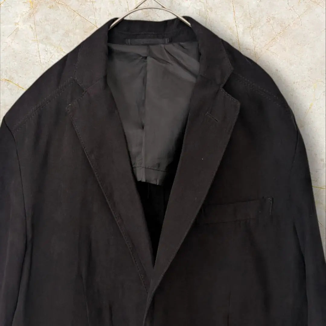 *ComSizem* Jacket Tailored Jacket Black Suede-like M