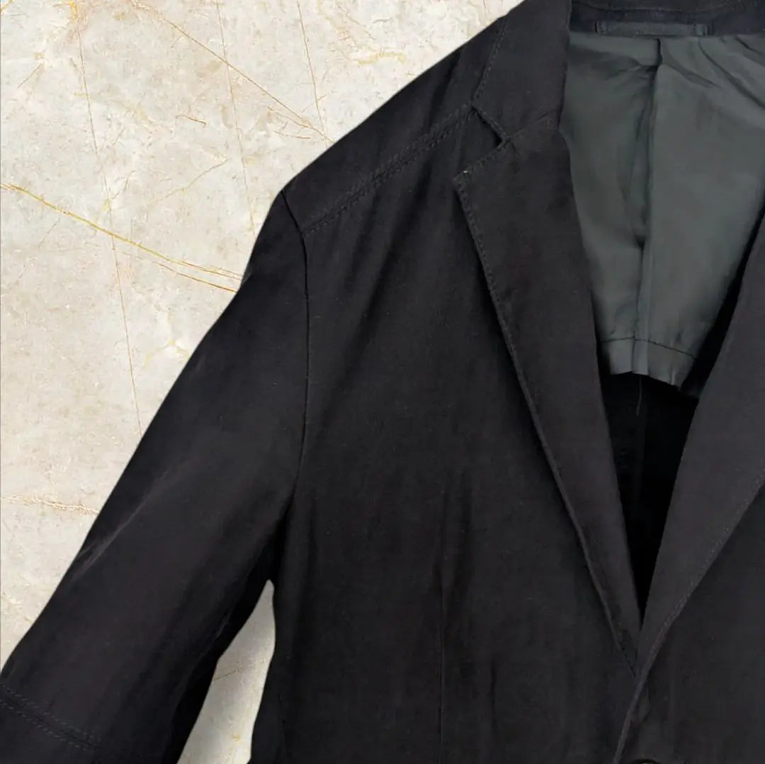 *ComSizem* Jacket Tailored Jacket Black Suede-like M