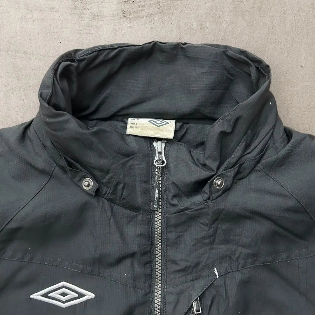 [Umbro] 90S Hoody Full Cotton Nylon Jacket Reflector Embroidery Logo Sports