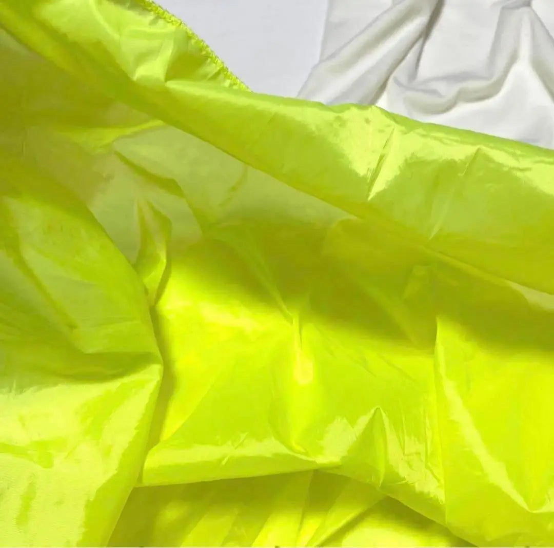 [Restocked] Fluorescent yellow x bicolor switching long dress spring/summer Korea stylish