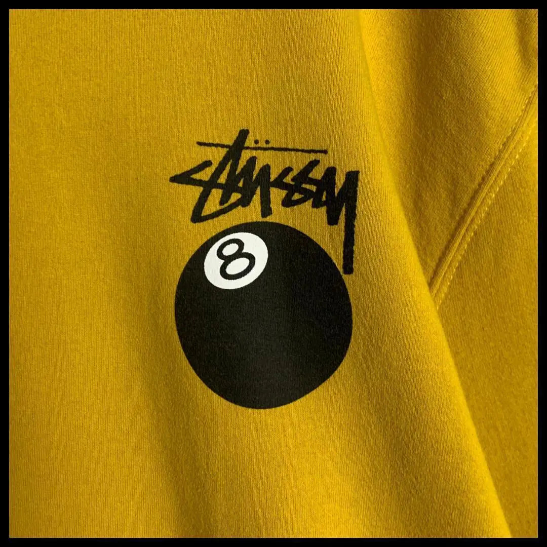 [Sold out immediately, rare color] Stussy double-sided logo 8 balls Very popular sweatshirt/50 | 【即完売・希少カラー】ステューシー 両面ロゴ 8ボール 大人気 スウェット/50