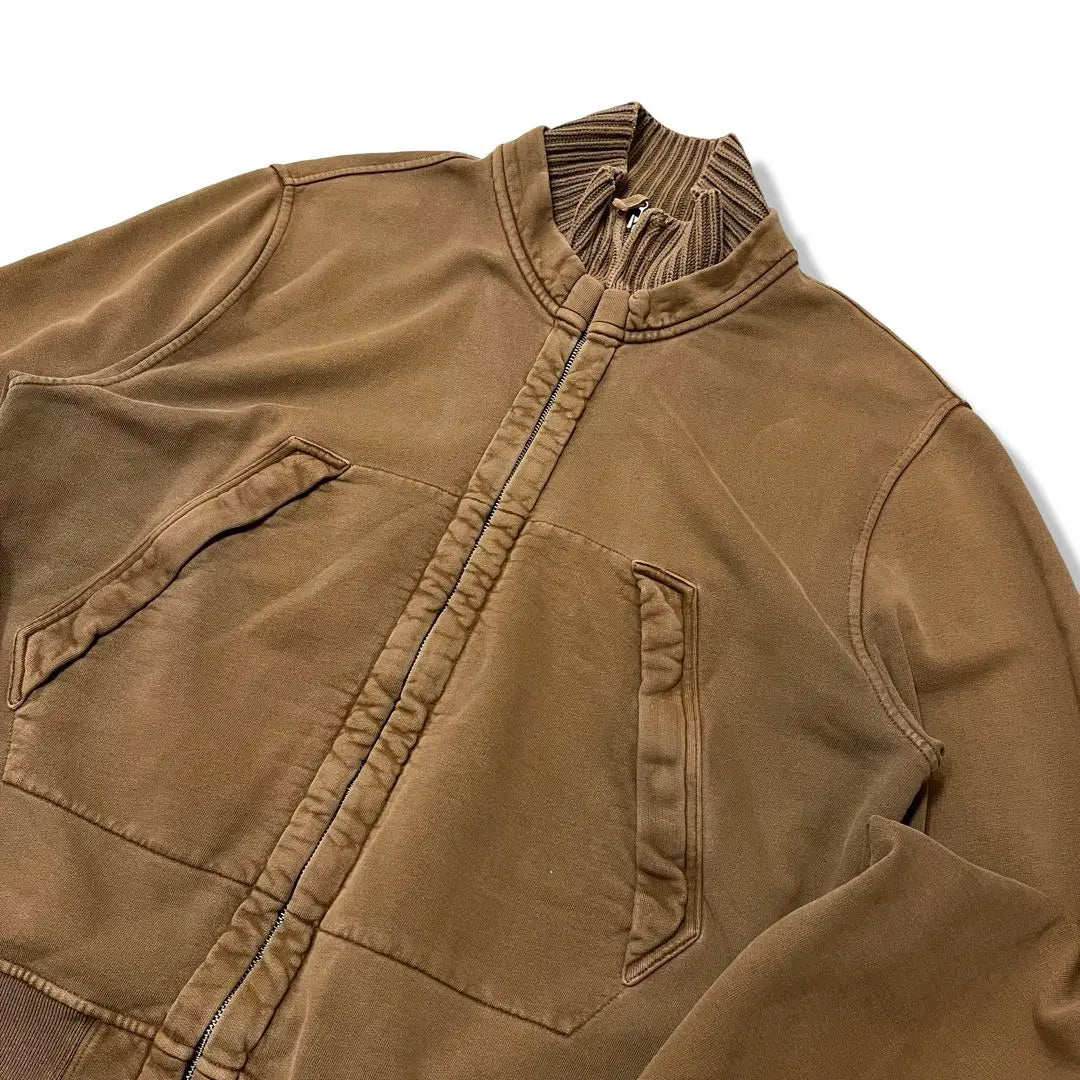 [2003AW] CPCOMPANY Chaqueta de camión con cremallera marrón