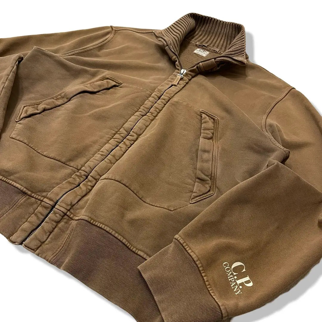 [2003AW] CPCOMPANY Chaqueta de camión con cremallera marrón