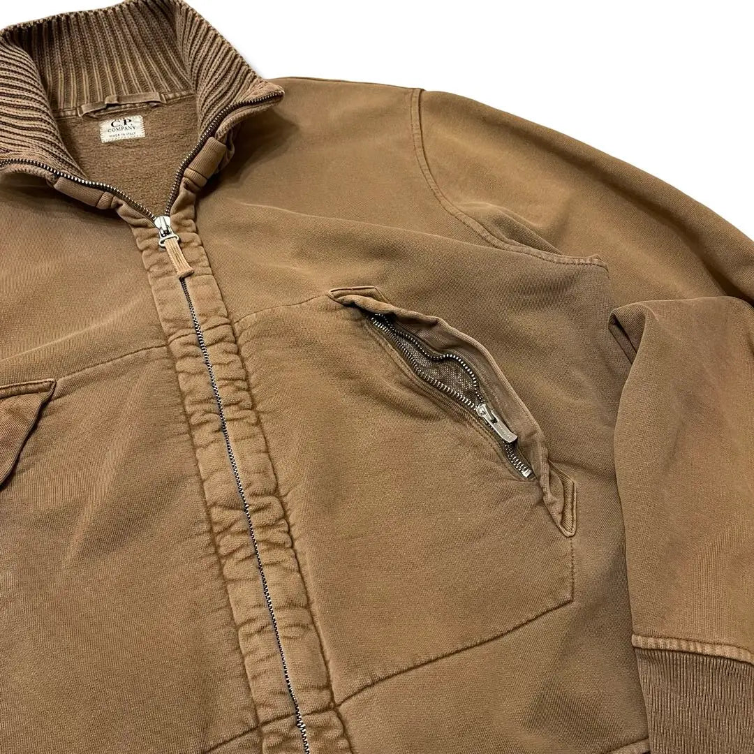 [2003AW] CPCOMPANY Chaqueta de camión con cremallera marrón