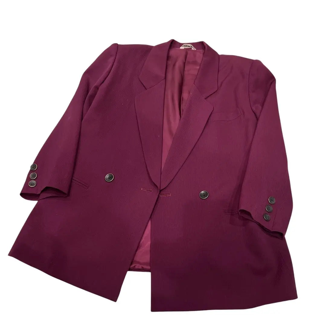 vintage "MINE COCO" purple tailored jacket