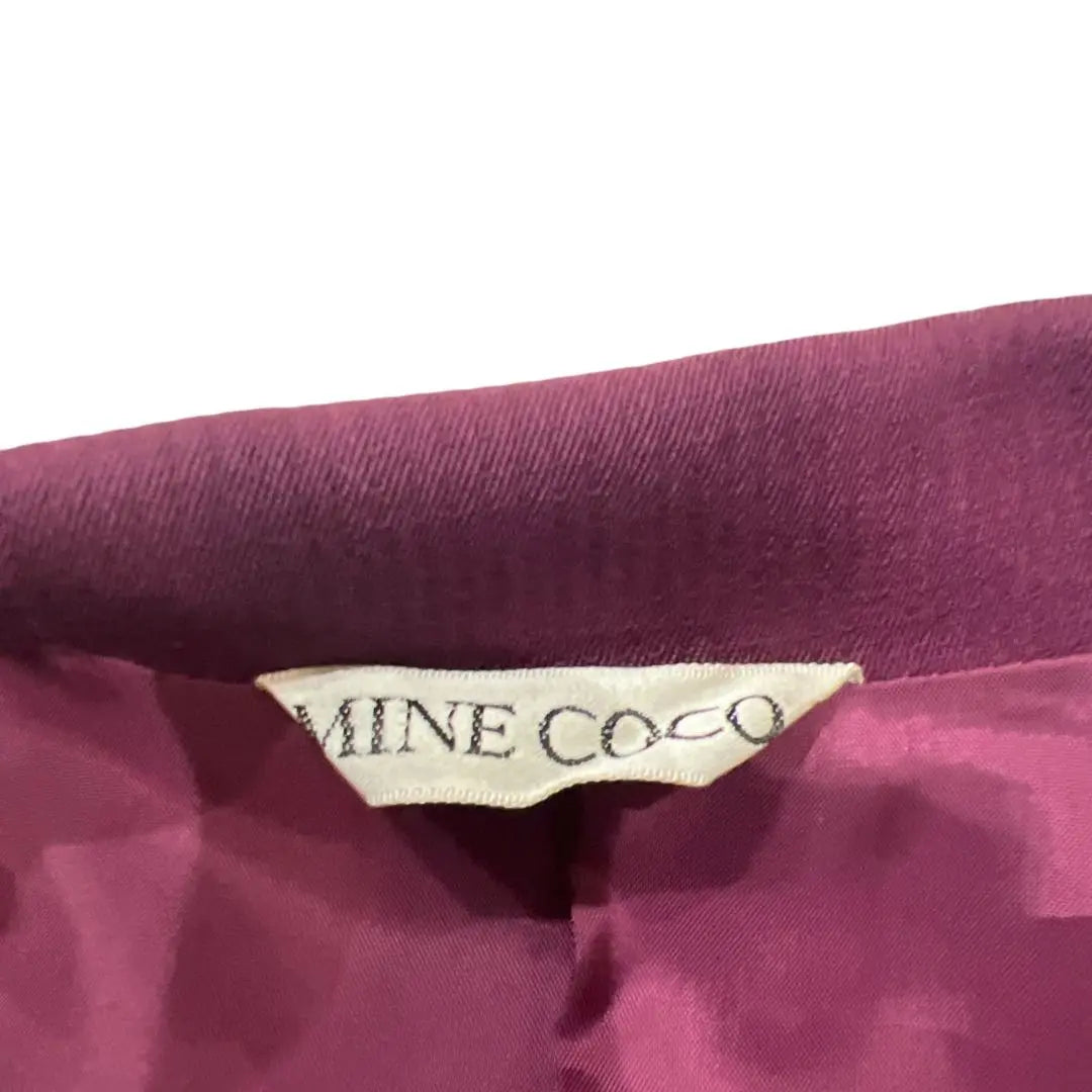 vintage "MINE COCO" purple tailored jacket