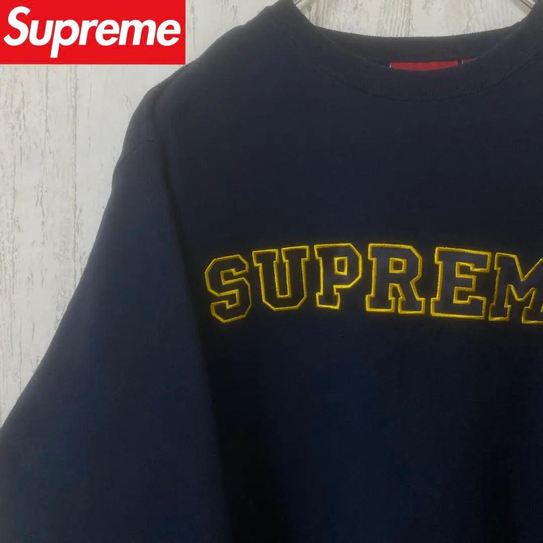 [Super Rare] SUPREME Sweatshirt Sweatshirt Loose dot embroidery