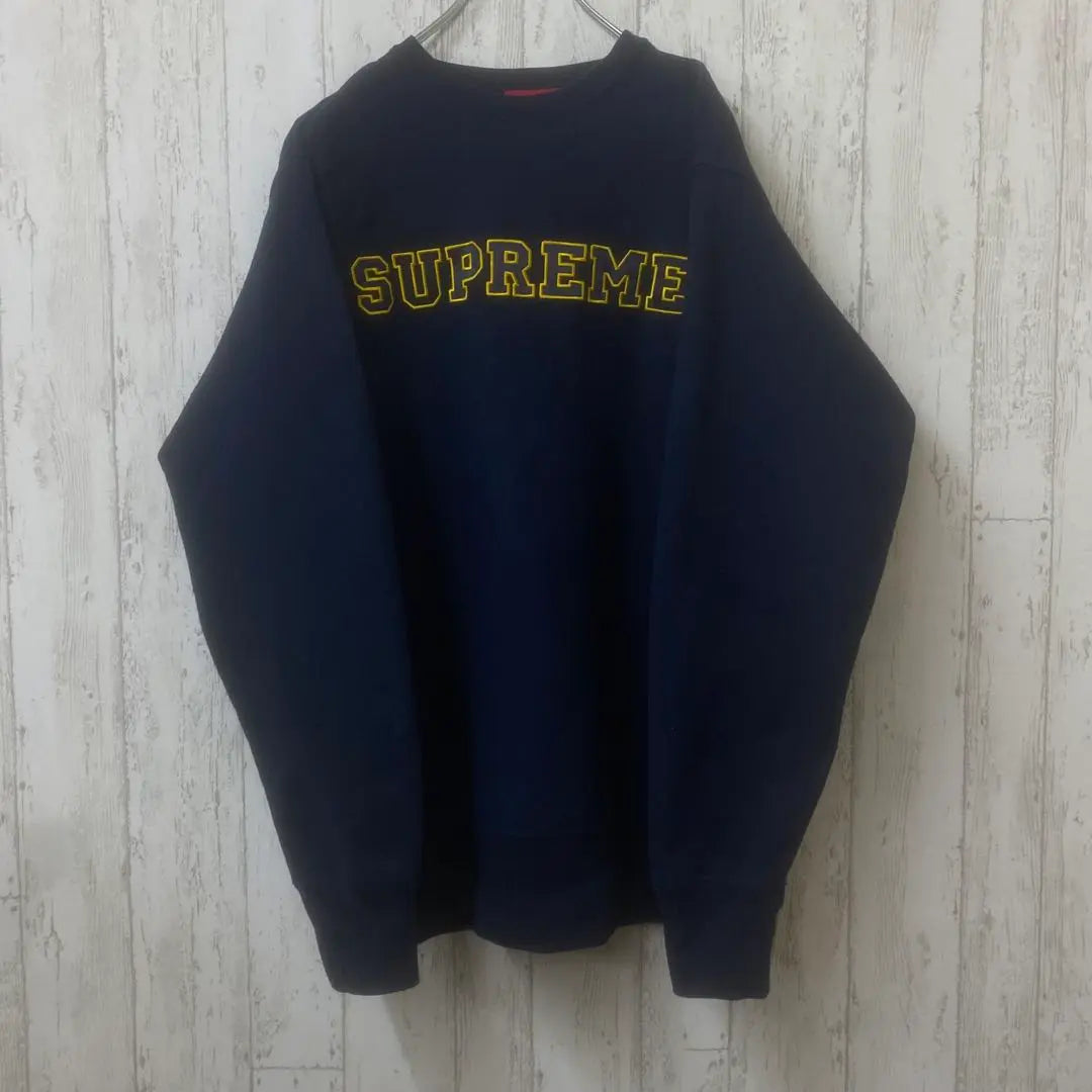 [Super Rare] SUPREME Sweatshirt Sweatshirt Loose dot embroidery