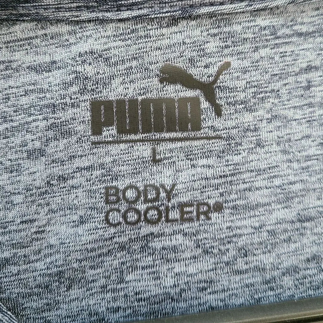 L size PUMA BODY COOLER T -shirt Puma Gray Short Sleeve Shirt | Lサイズ　PUMA　BODY COOLER　Tシャツ　プーマ　グレー　半袖シャツ