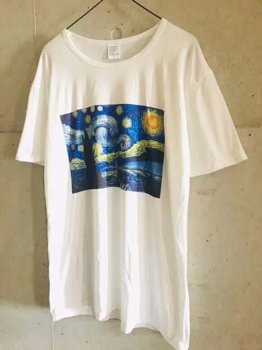 [★ New ★ Unused ★ Men's L] Van Gogh Starry Starry Night T -shirt