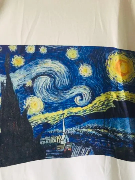 [★ New ★ Unused ★ Men's L] Van Gogh Starry Starry Night T -shirt