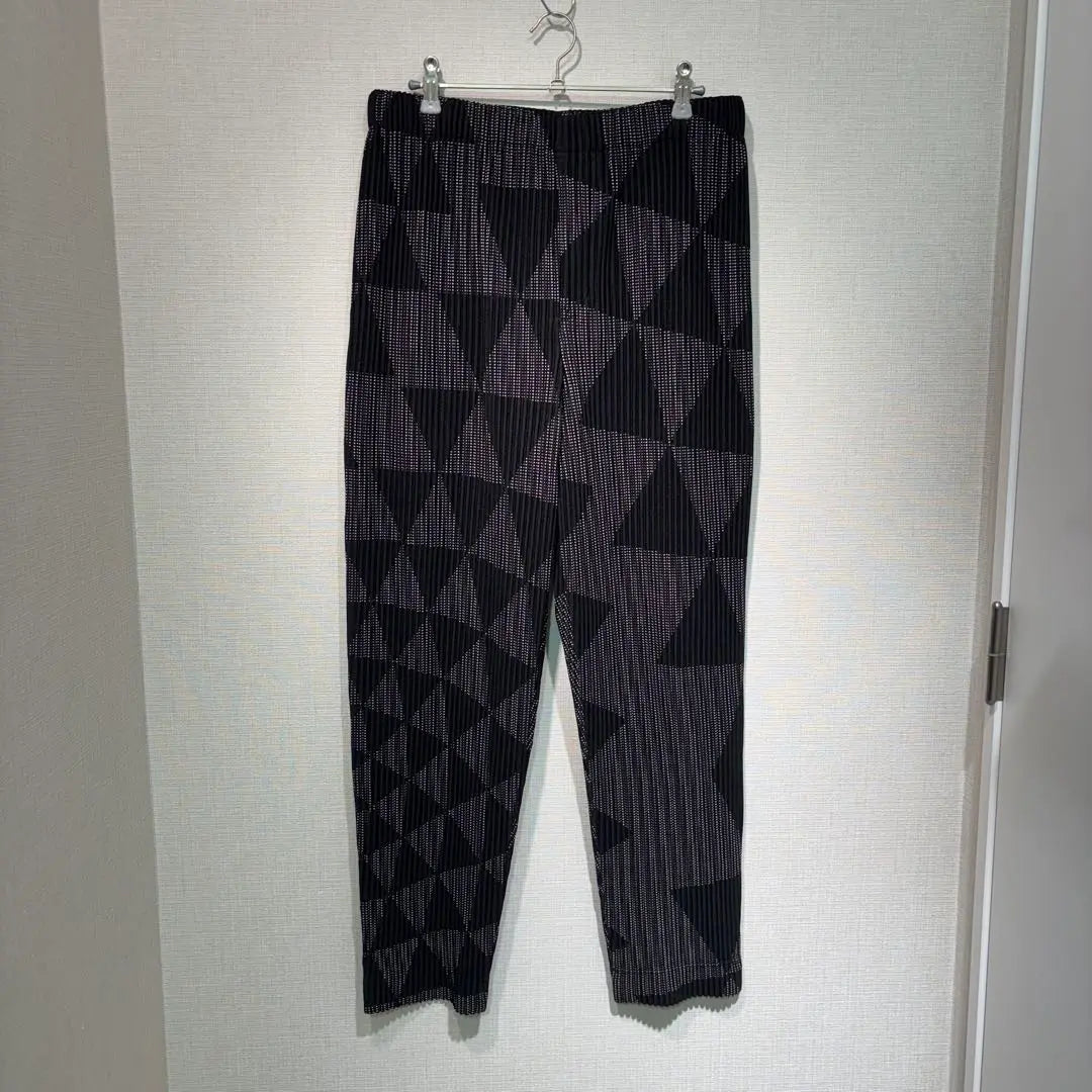 【Hombre Polded】 Pantalones de rejilla triangular