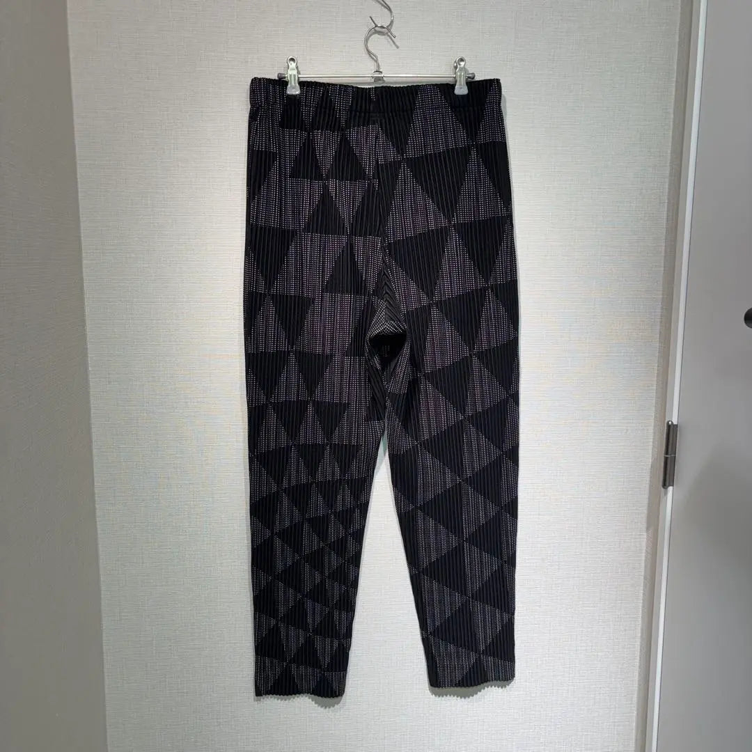 【Polded Man】 Triangular grid pants