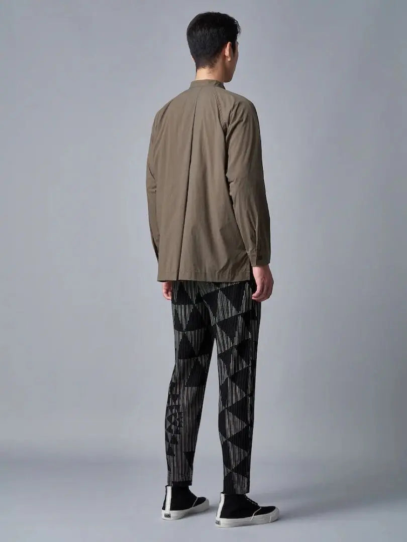 【Hombre Polded】 Pantalones de rejilla triangular