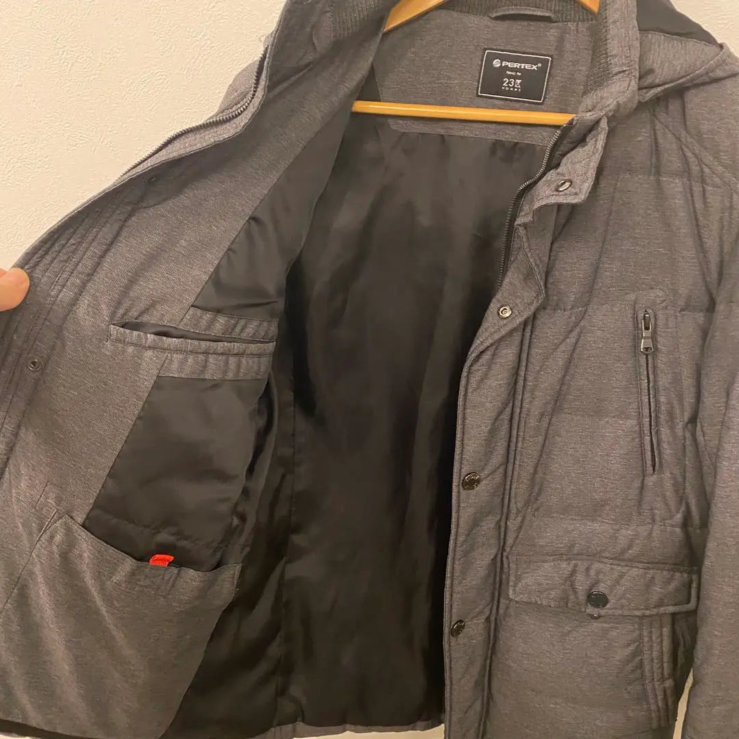 [Good product] Pertex 23 Ward Down Jacket Size 46 Gray