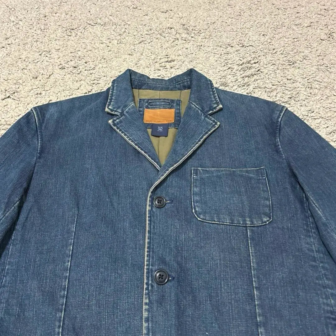 90s OLD GAP denim tailored jacket archive y2k