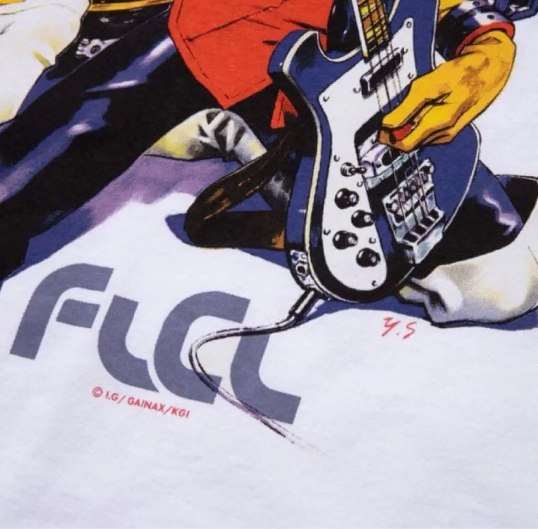 FLCL × GEEKS RULE tee FLIKRI T-shirt XL