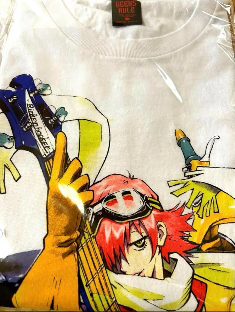 FLCL × GEEKS RULE tee FLIKRI T-shirt XL