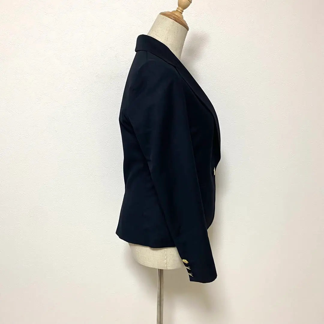 Ray BEAMS Black Color Backless Jacket Gold Button