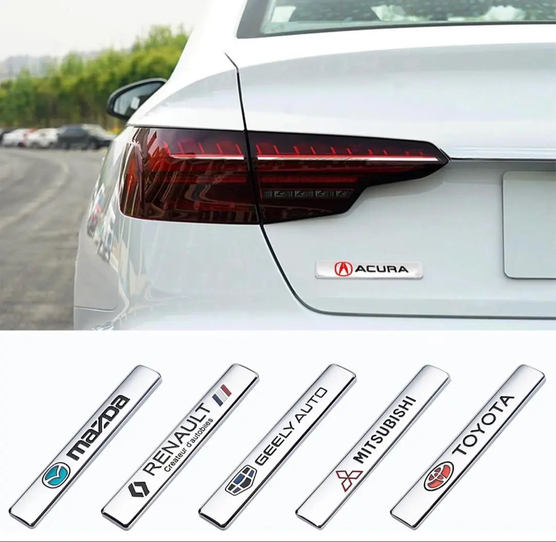 Mercedes 3D stickers Car emblems, alloys, body decorations Scratch resistant Wear resistant