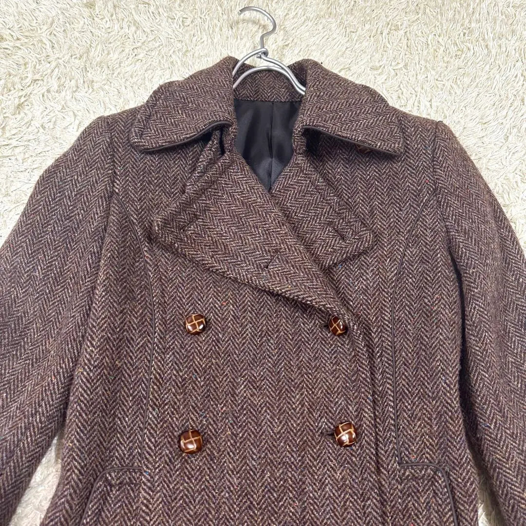 [Buen estado] Harris Tweed✖︎Uniqlo Walnut Button Herringbone M equivalente