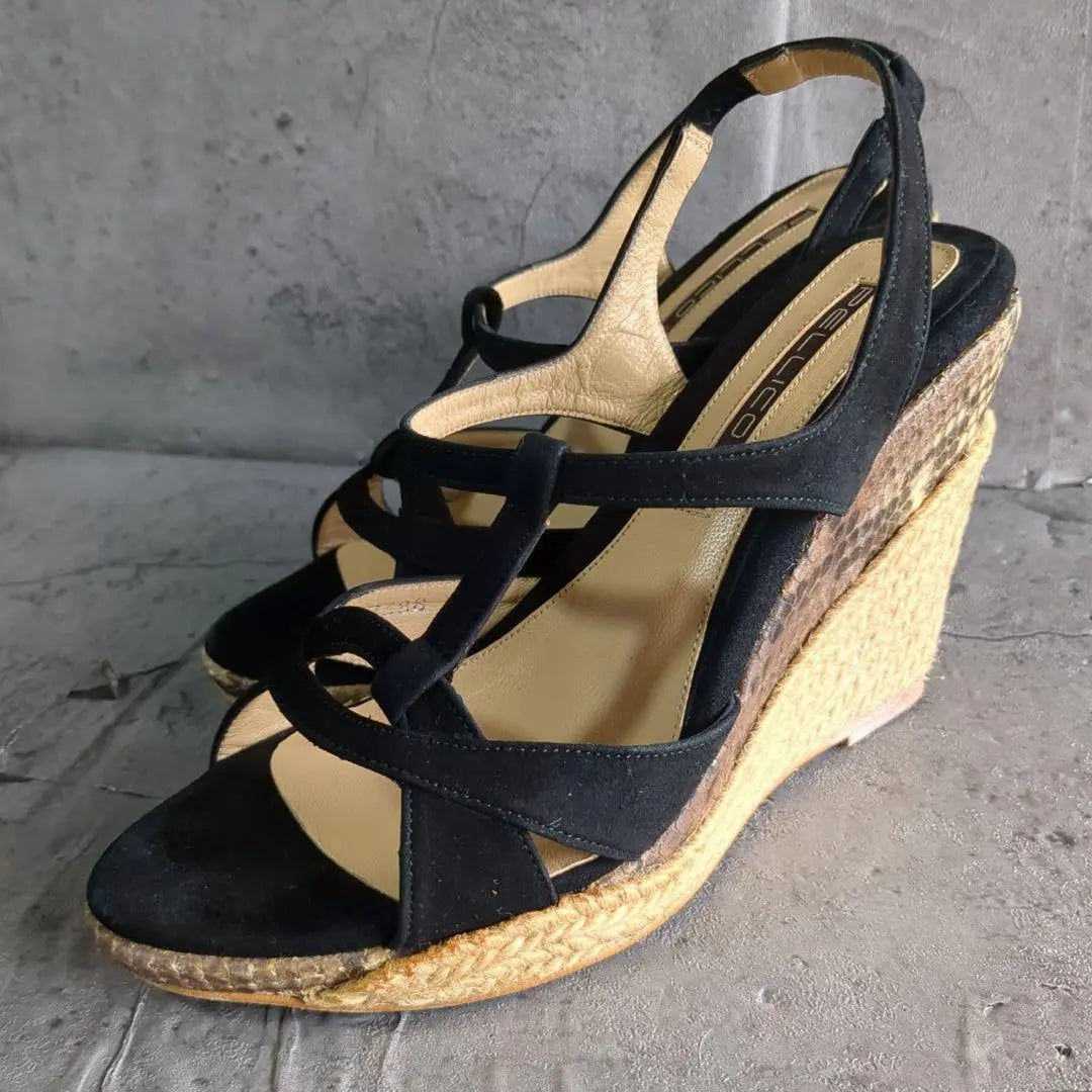 [PELLICO] (35) Wedge sole Back strap Sandals