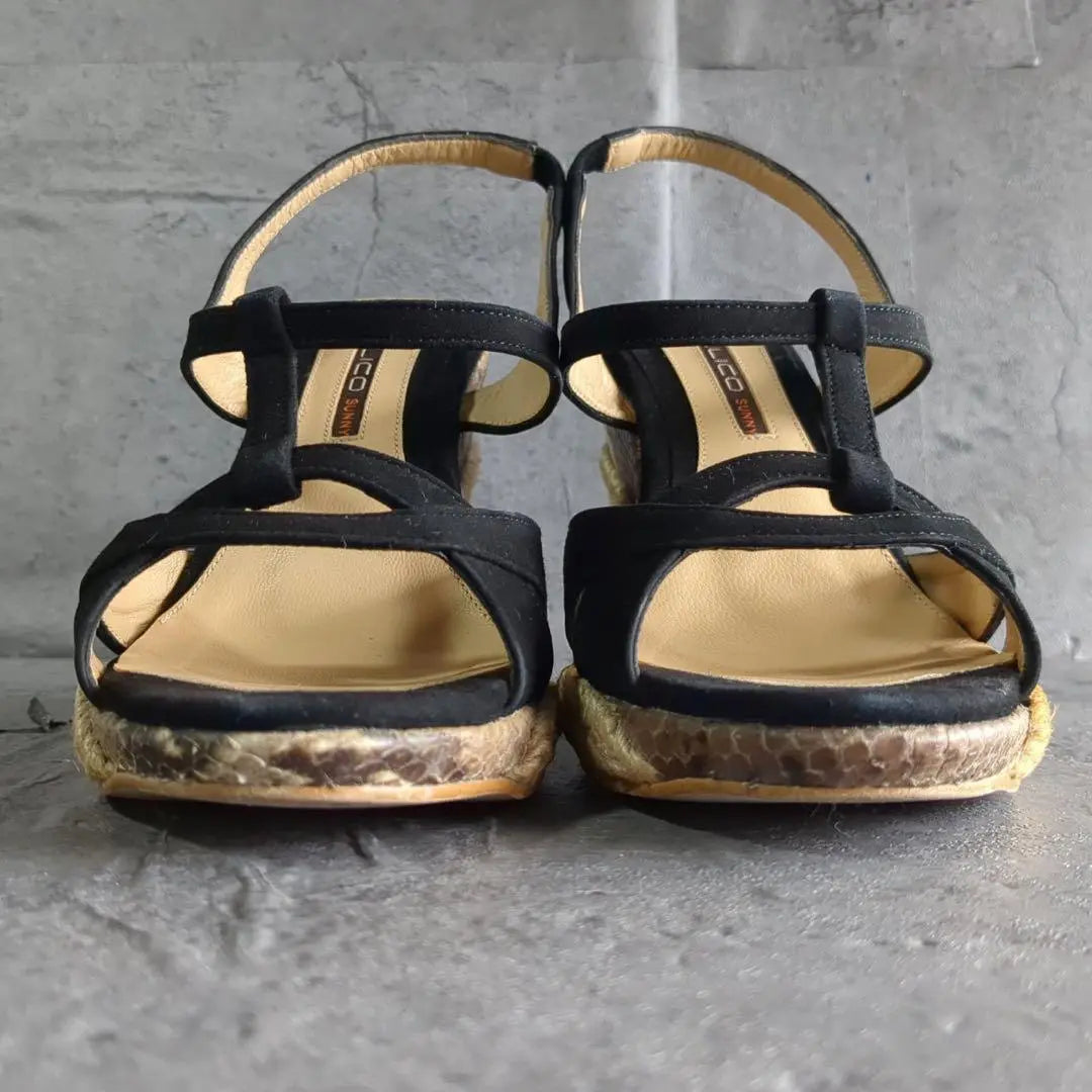 [PELLICO] (35) Wedge sole Back strap Sandals