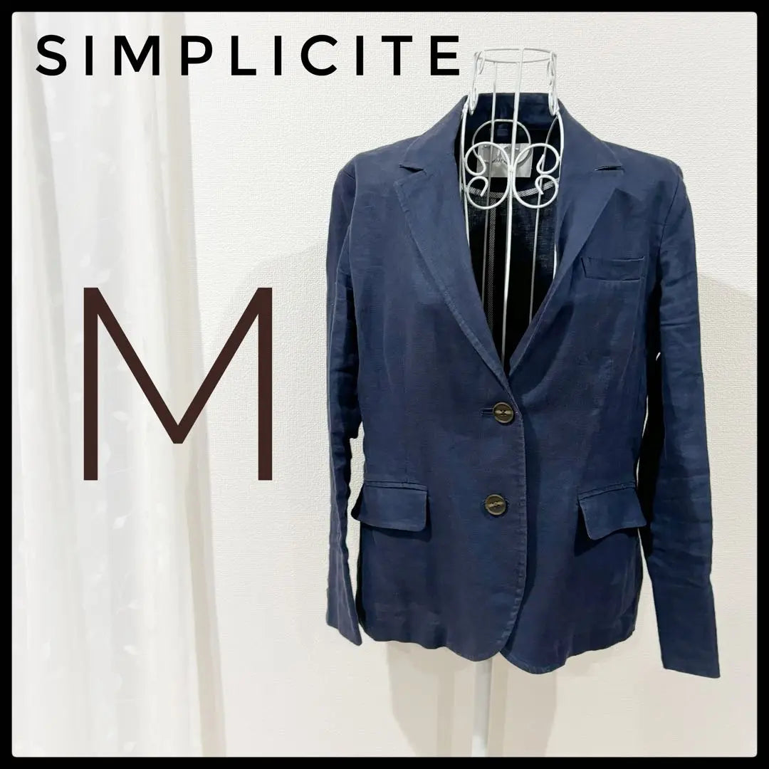 [Beauty] Simplicite Color jacket with summer pocket navy navy navy