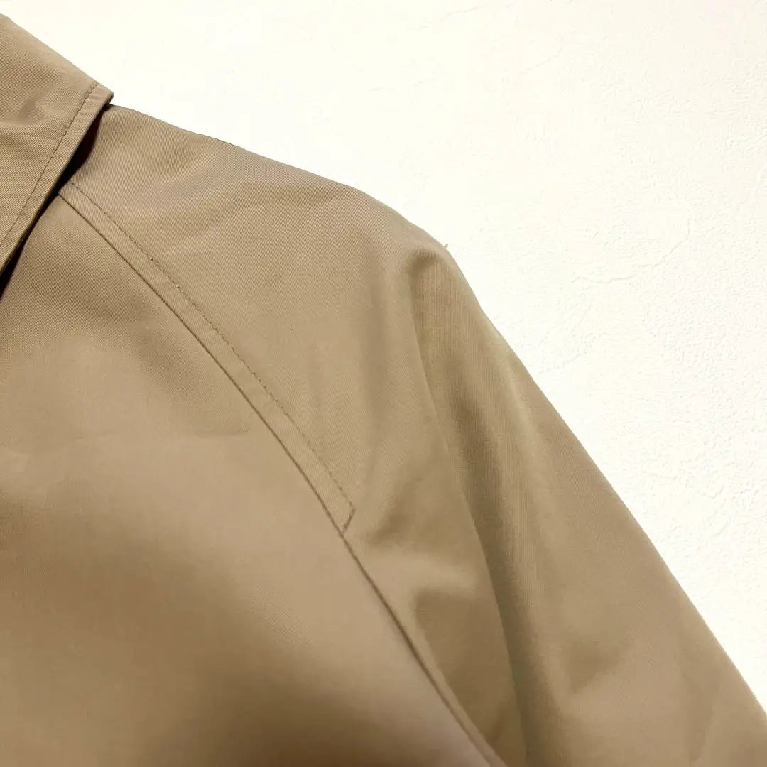 Abrigo de cuello alto UNIQLO Gabardina larga beige XL