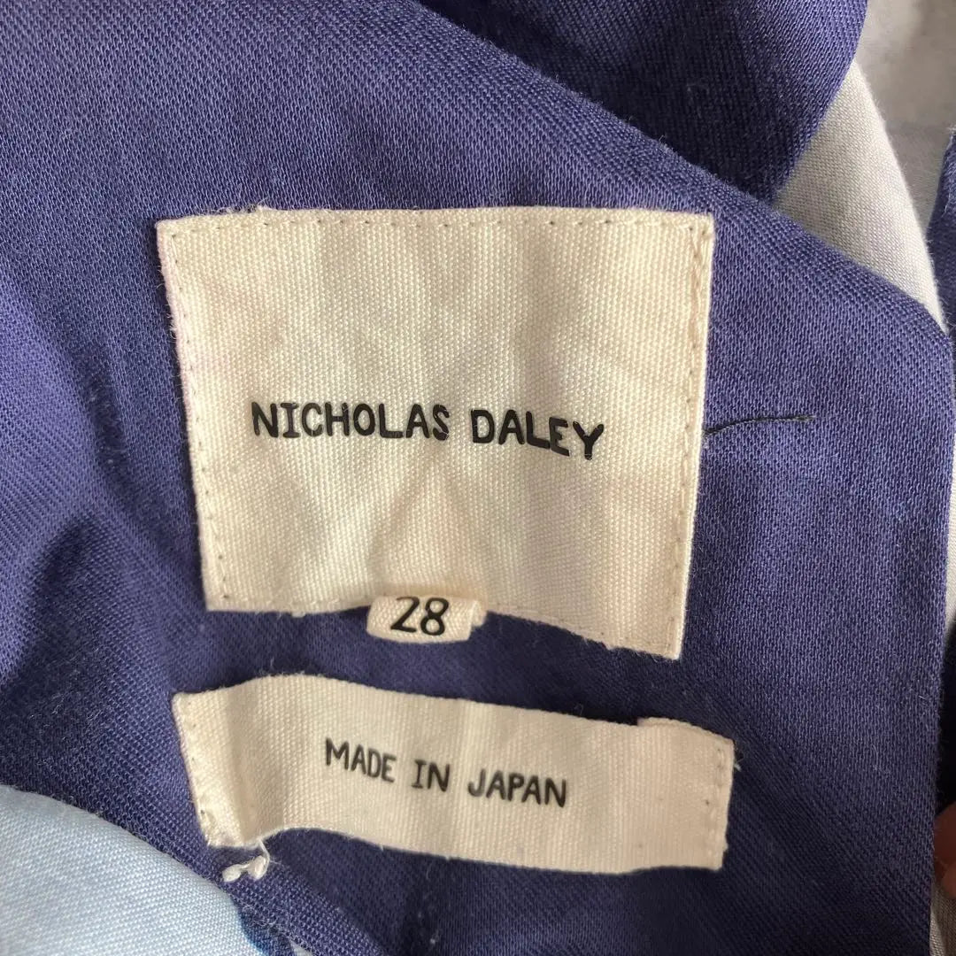 Pantalones de rayón con cinturón de Nicholas Daley 23ss