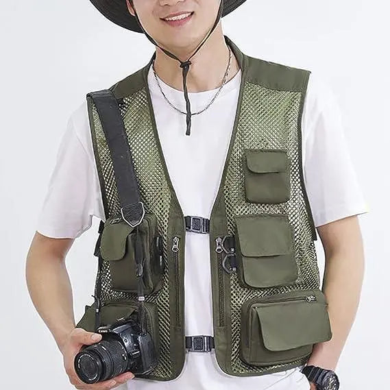 [inotenka] 3XL Men's Vest Work Vest Fishing Vest