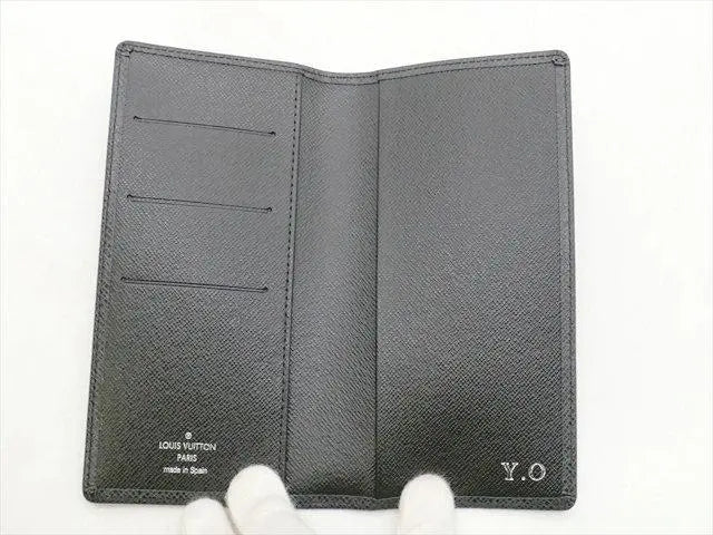 ★[2699] Funda para libreta Taiga de Louis Vuitton sin usar Agenda Posh