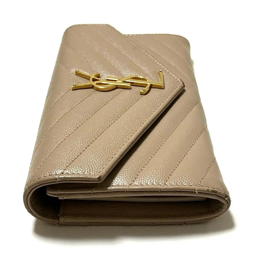 SAINT LAURENT Women's Long Wallet Large Flap