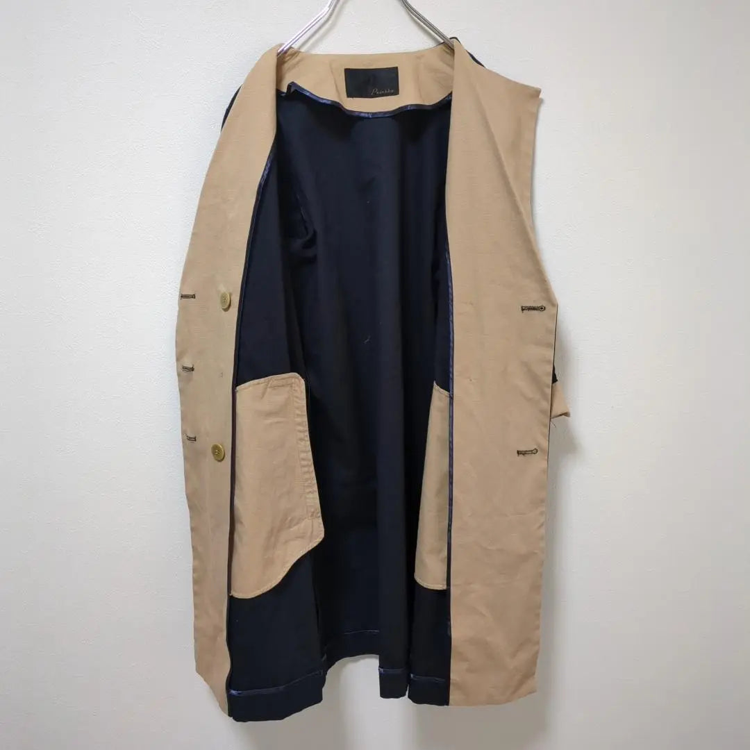 Pensée (38) Bicolor trench coat * Spring coat * Stretchy * Stylish