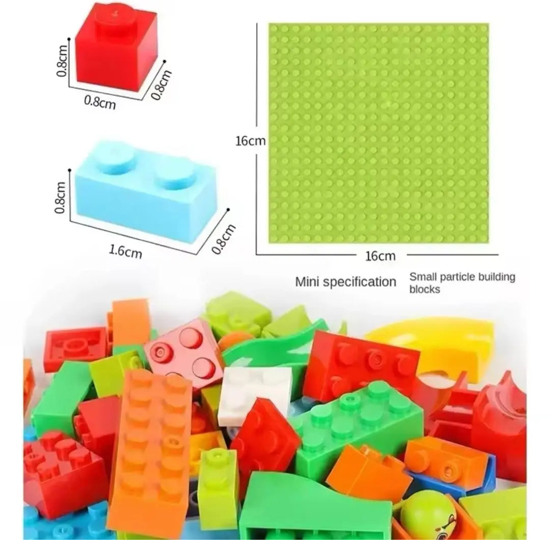 Block Ball Coaster LEGO Compatible Plate Bee Educational Toy Slope Toy 336