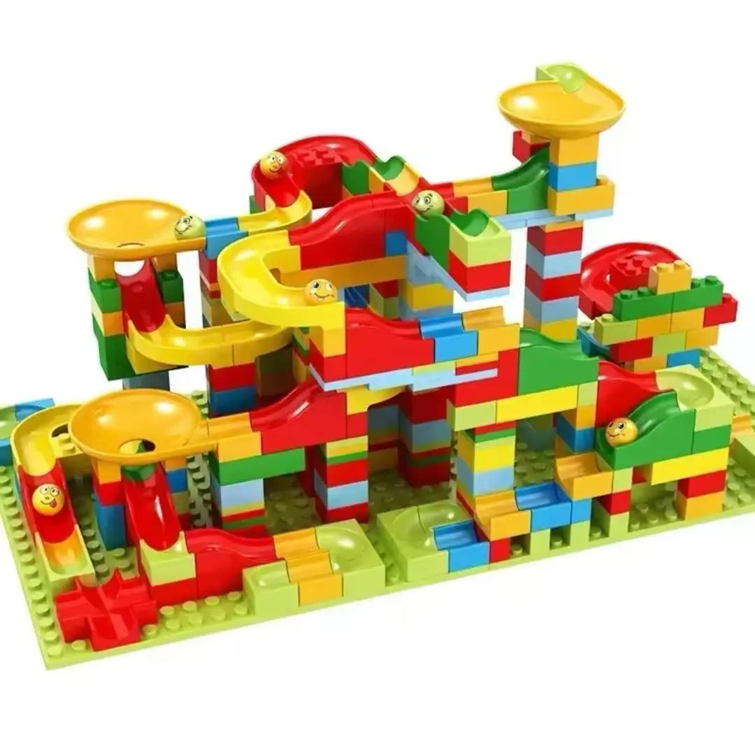 Block Ball Coaster LEGO Compatible Plate Bee Educational Toy Slope Toy 336