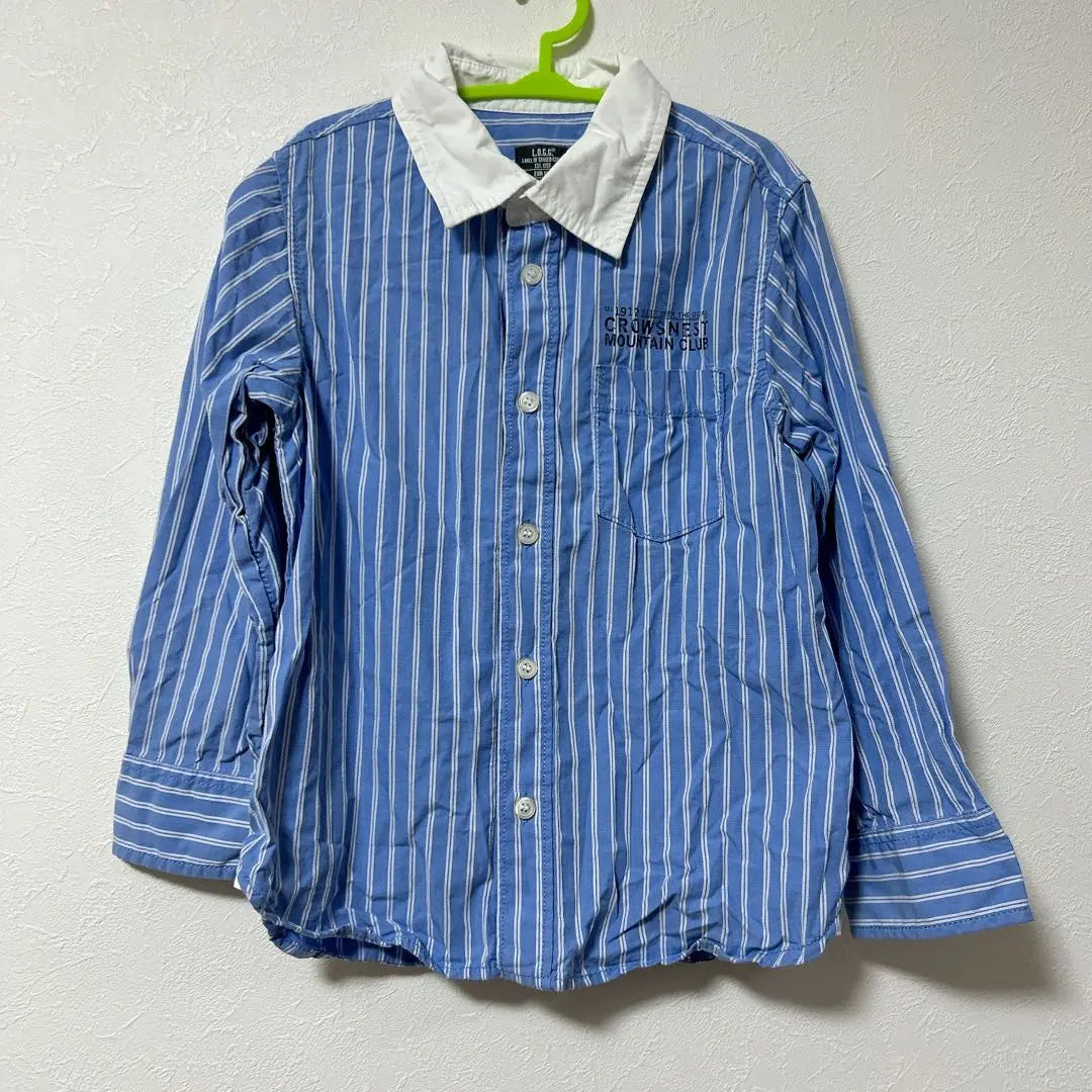 Camisa de rayas H&amp;M talla 116 Camisa de manga larga para niños