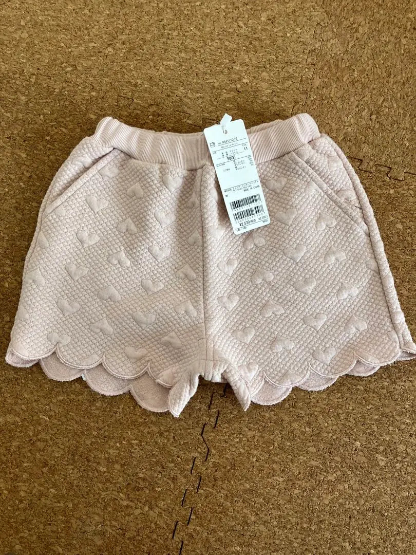 Unsuited Petit Mine Quilting Short Pants Heart Pink 90