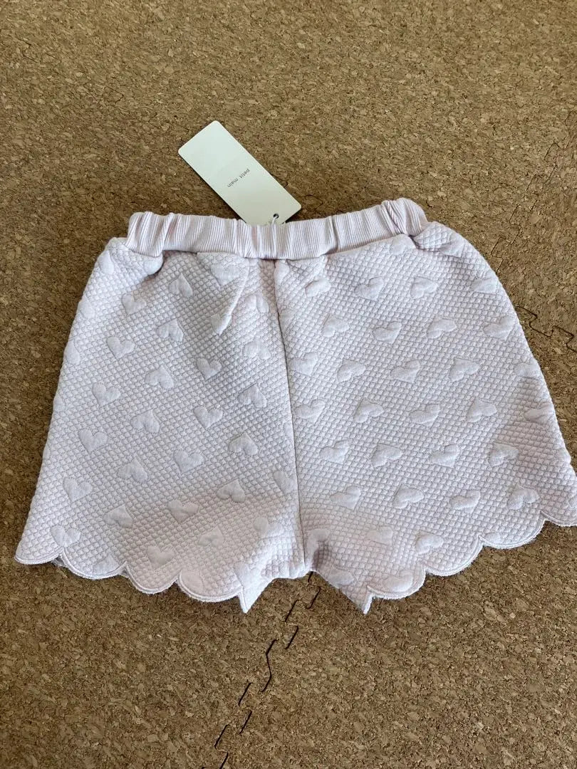 Unsuited Petit Mine Quilting Short Pants Heart Pink 90