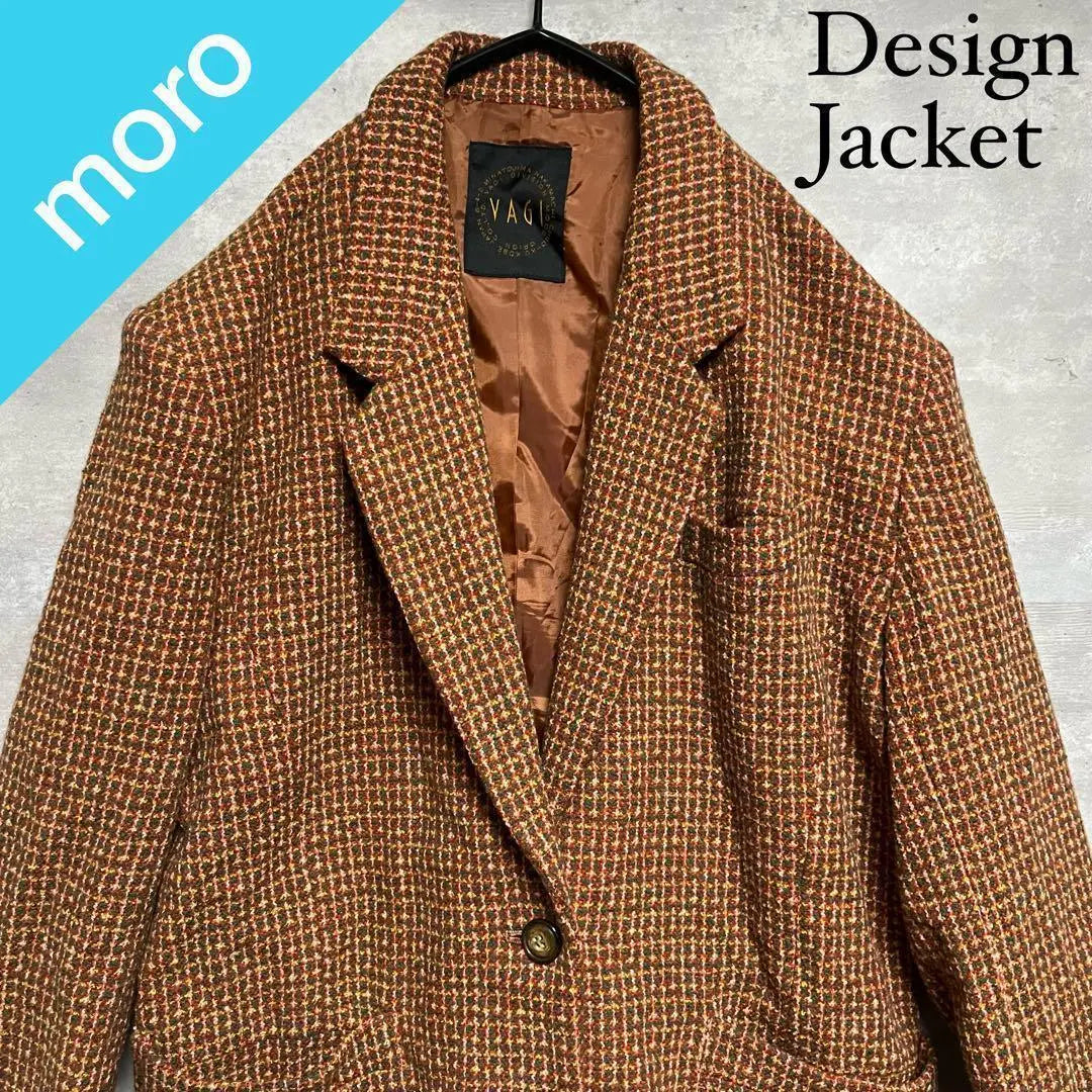 No.1153 VINTAGE Vintage Outerwear Tailored Jacket Brown Style