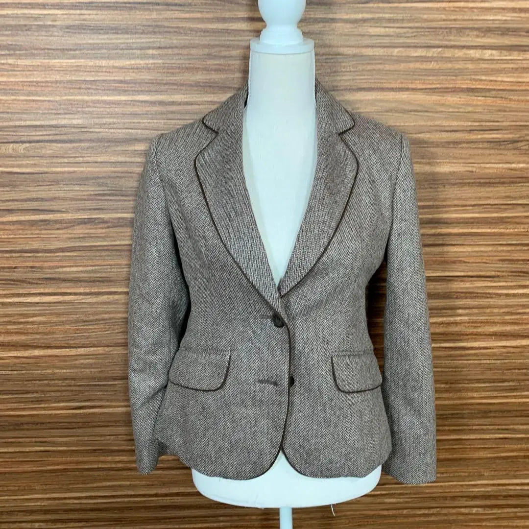 Mujer Nanai Baijun Koshimada Chaqueta Exterior Talla M Marrón Marrón | ナナイバイジュンコシマダ ジャケット アウター Mサイズ 茶色 ブラウン