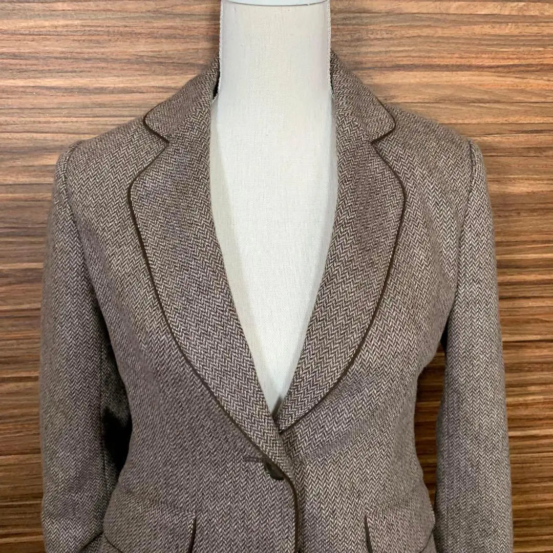 Mujer Nanai Baijun Koshimada Chaqueta Exterior Talla M Marrón Marrón | ナナイバイジュンコシマダ ジャケット アウター Mサイズ 茶色 ブラウン