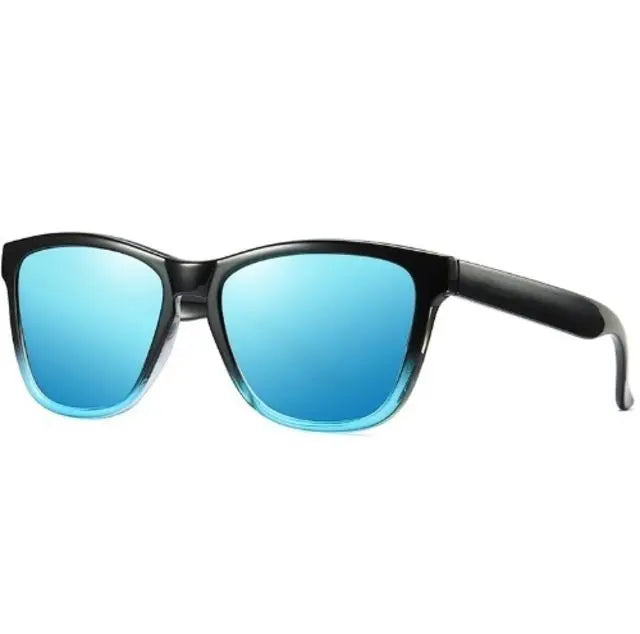 New *UV400 *Lightweight *Blue mirror Gradient *Sunglasses *Black *