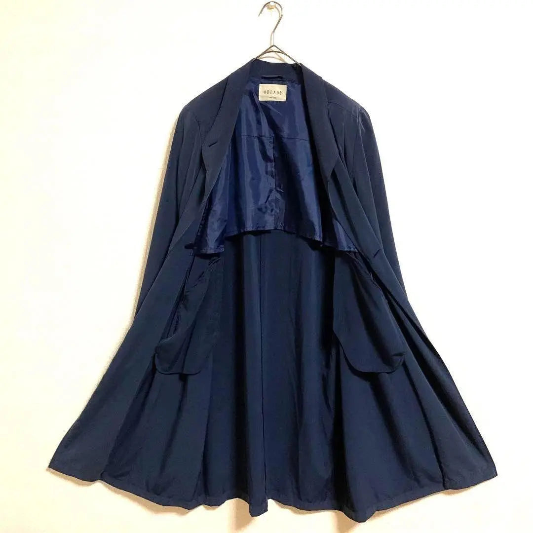 OBLADY Tokyo Style Terontic Coat Navy 11 L Smooth Trouser