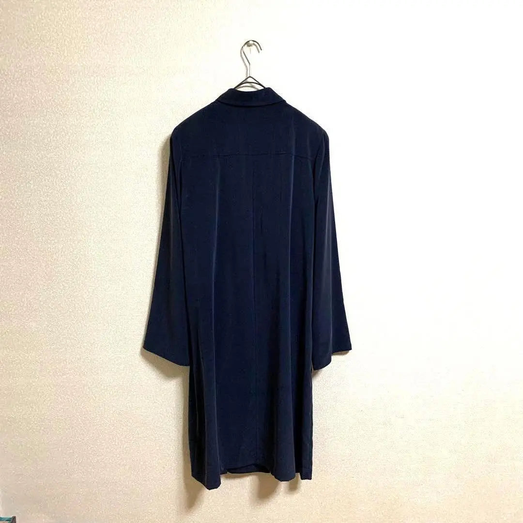 OBLADY Tokyo Style Terontic Coat Navy 11 L Smooth Trouser