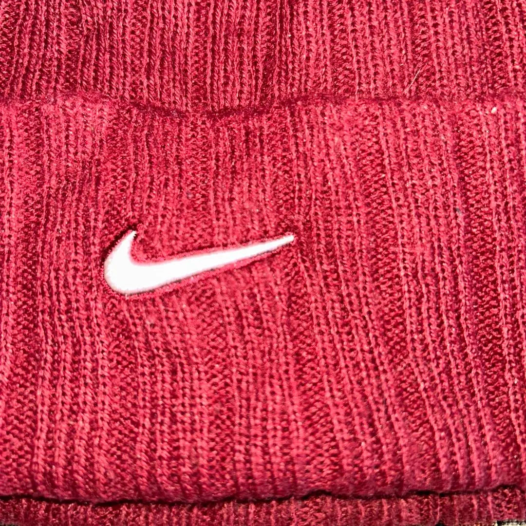 90s Nike Knit Hat Beanie bordado Logo Archivo Y2K Combinación de género | NIKE de los 90