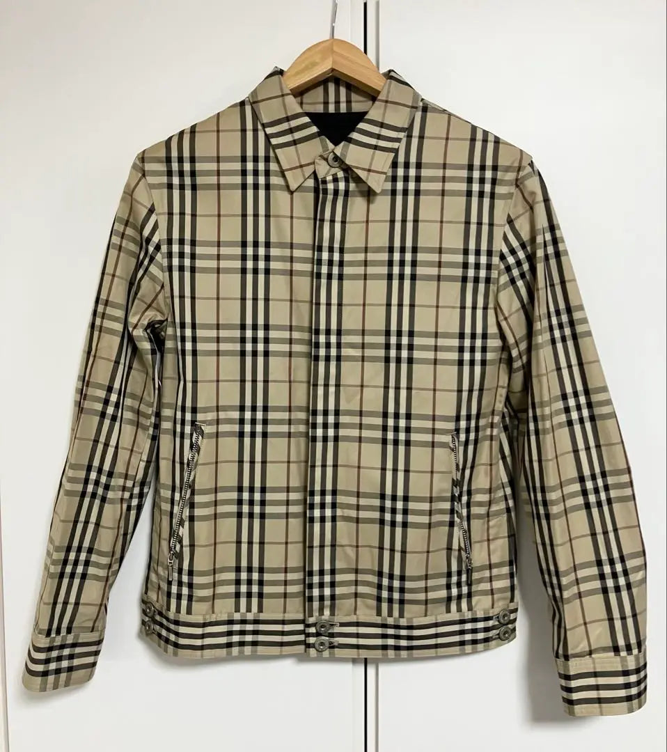 BURBERRY BLACK LABEL Nova check pattern jacket Free shipping