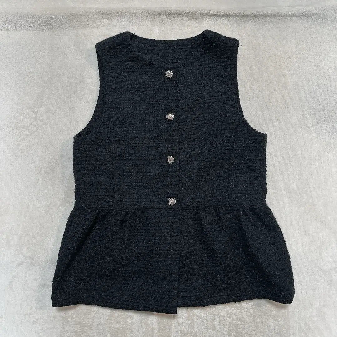 DOUX ARCHIVES Chaleco de tweed con peplum Du Alsheve | Archivos Doux