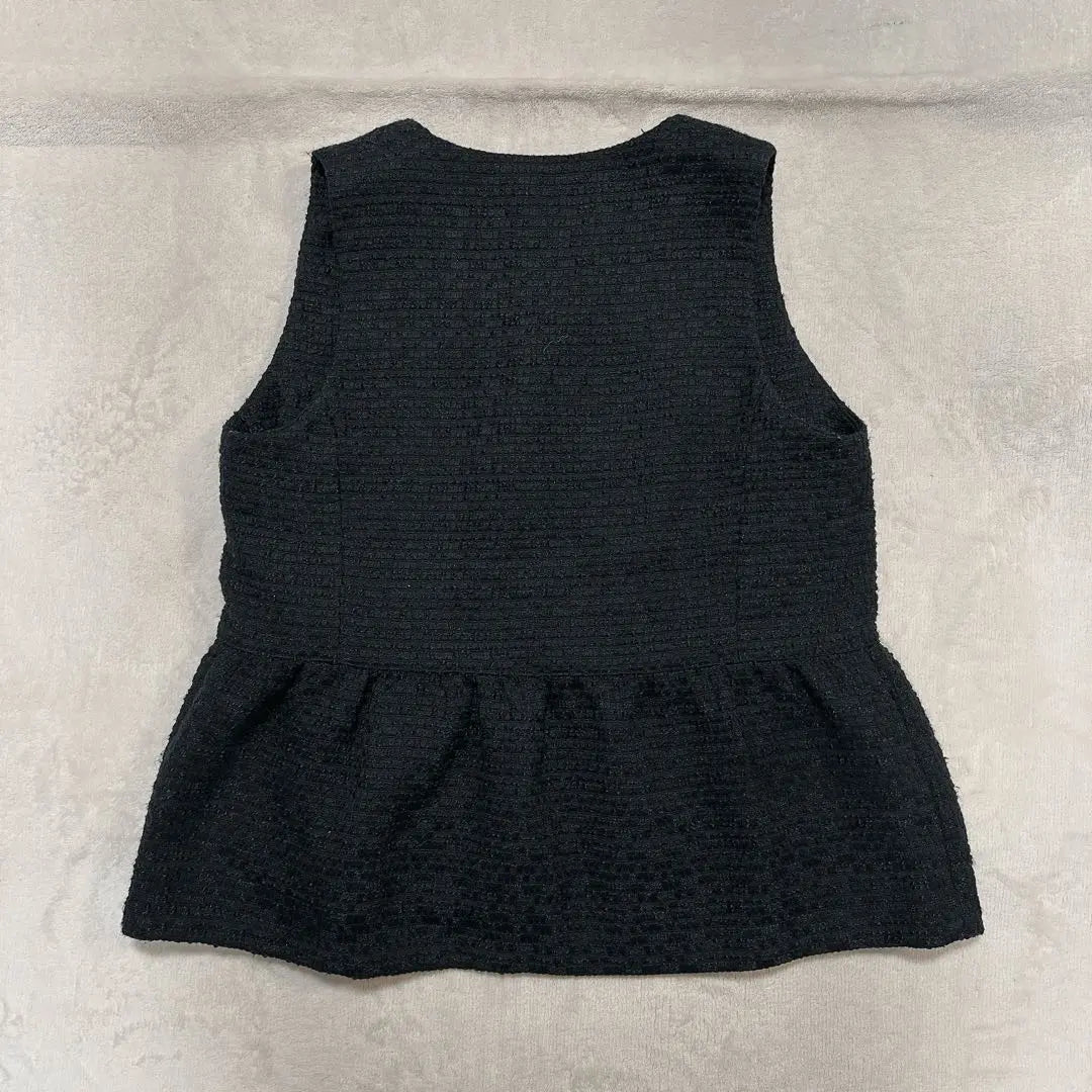 DOUX ARCHIVES Du Alsheve Peplum Tweed Vest | Doux archives ドゥ アルシーヴ ペプラムツイードベスト