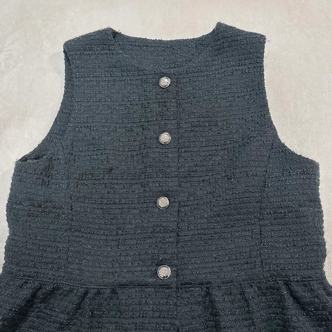 DOUX ARCHIVES Du Alsheve Peplum Tweed Vest | Doux archives ドゥ アルシーヴ ペプラムツイードベスト